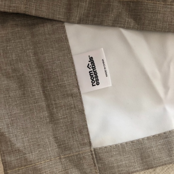 Beige Blackout Curtains 42Wx63L